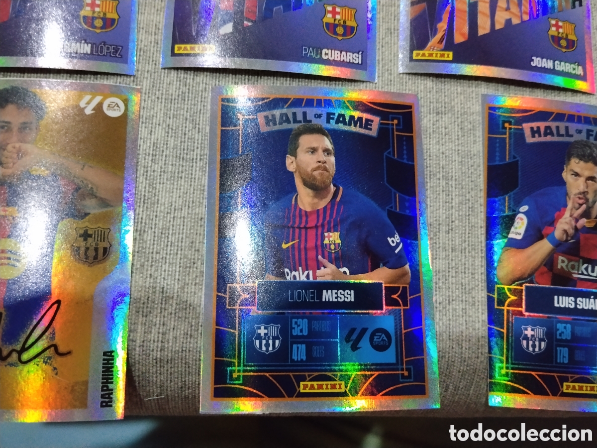 Cromos de F&uacute;tbol: LA LIGA STARS 2025-26 ( 49 CROMOS SIN PEGAR FC BARCELONA ) PUBLICADO EN BRASIL ( CON MESSI )