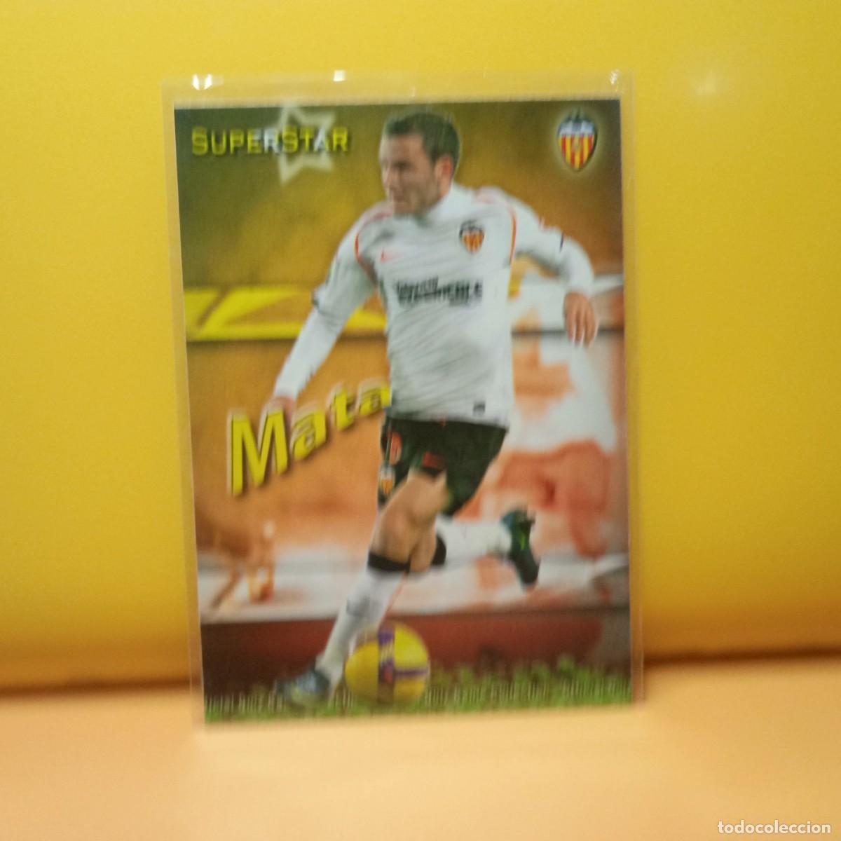 Cromos de F&uacute;tbol: MUNDICROMO 2009 2010 09 10 SUPERSTAR MATE VALENCIA C.F MATA 160