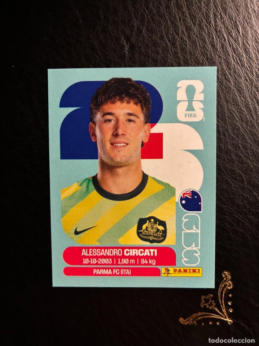 Cromos de F&uacute;tbol: AUS 5 ALESSANDRO CIRCATI AUS5 AUSTRALIA FIFA WORLD CUP MUNDIAL 2026 26 PANINI
