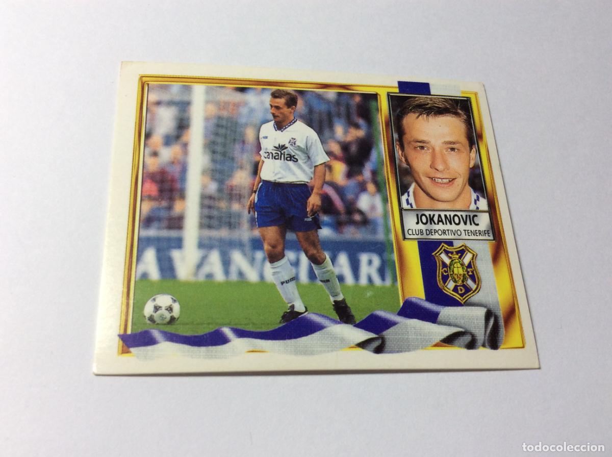 Cromos de F&uacute;tbol: Jokanovic CD Tenerife Este 95 96 1995 1996
