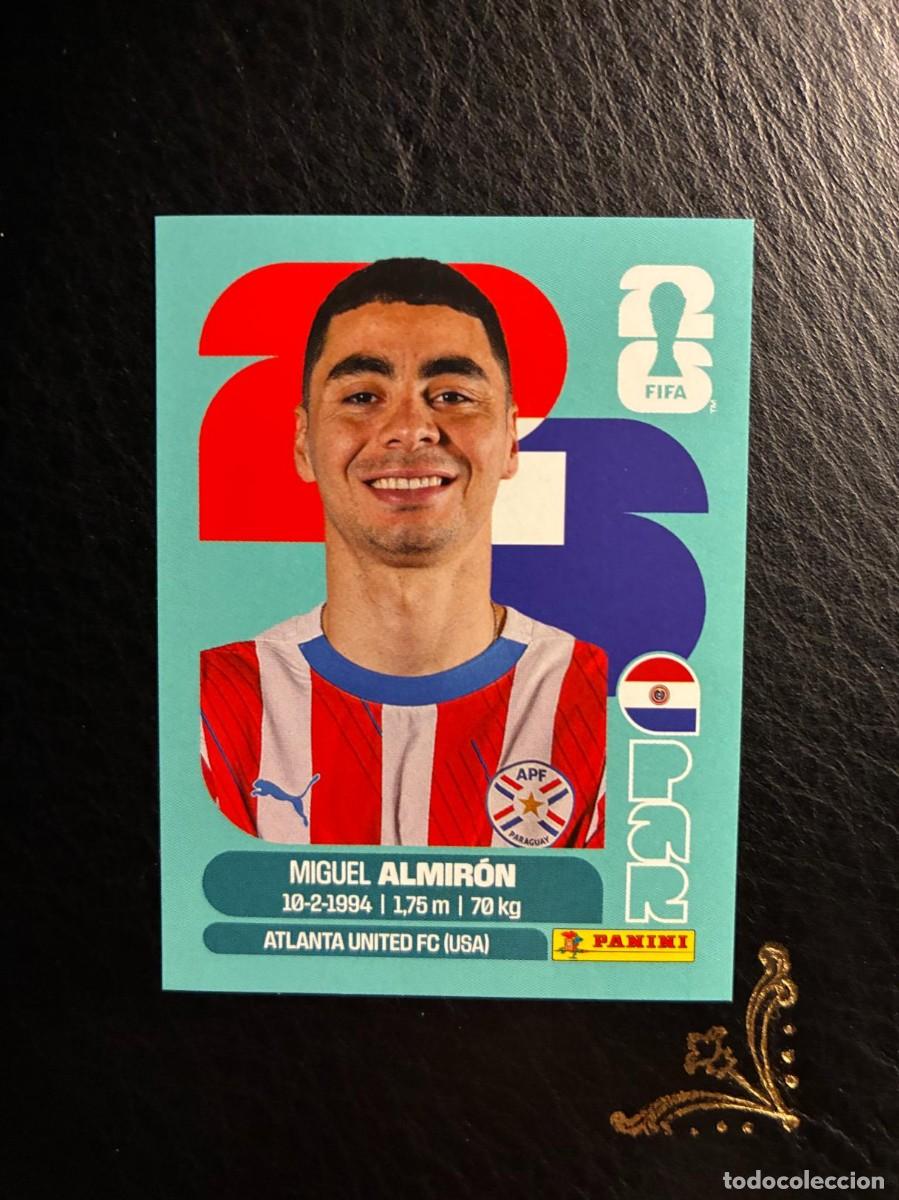 Cromos de F&uacute;tbol: PAR 17 MIGUEL ALMIR&Oacute;N PAR17 PARAGUAY FIFA WORLD CUP MUNDIAL 2026 26 PANINI