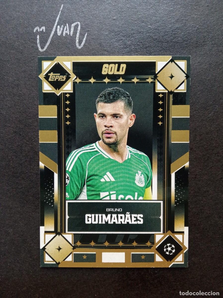 Cromos de F&uacute;tbol: BRUNO GUIMARAES NEWCASTLE BRASIL MUNDIAL 2026 ⚽ TOPPS &reg; GOLD UEFA CLUB COMPETITIONS 2025 2026 25 26