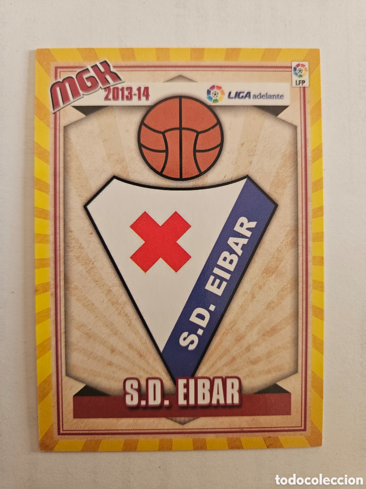Cromos de F&uacute;tbol: ESCUDO 436 (EIBAR) PANINI MEGACRACKS 2013-2014 13 14 CROMO CARTA