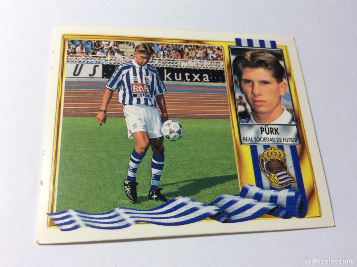 Cromos de F&uacute;tbol: Purk Real Sociedad Este 95 96 1995 1996