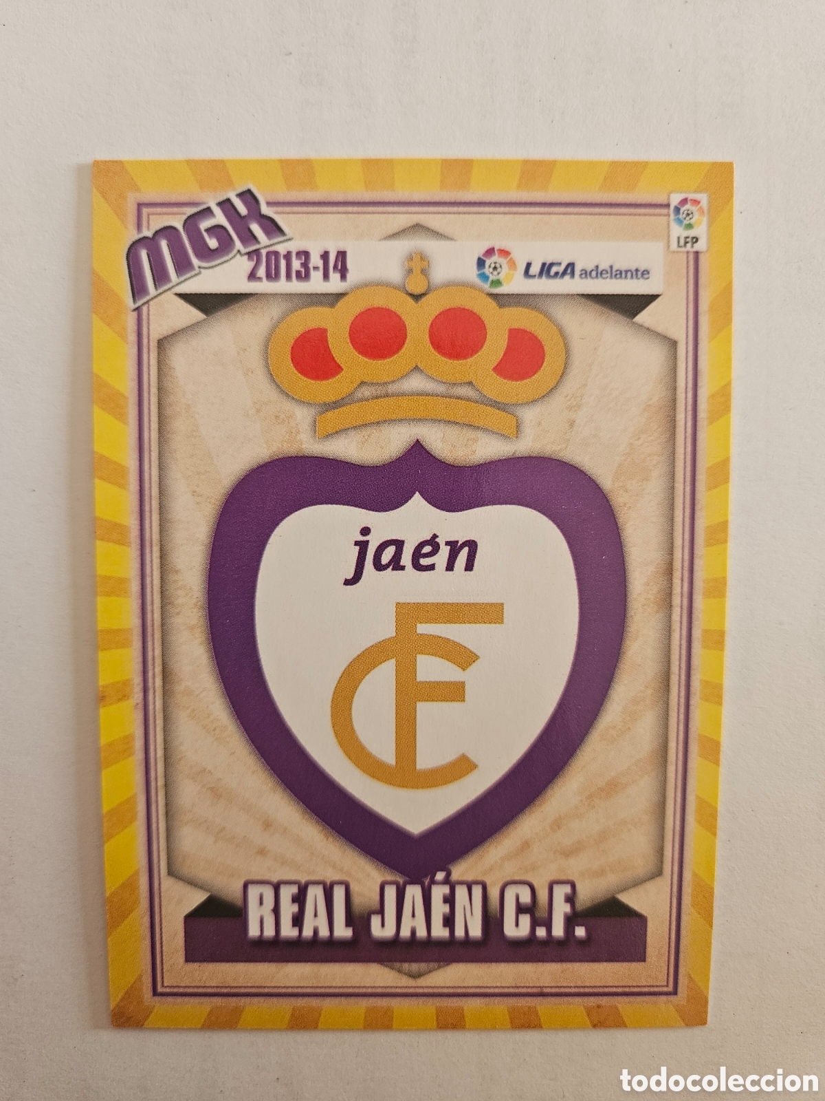 Cromos de F&uacute;tbol: Megacracks 2013 2014 13 14 panini escudo n&deg; 435 Real Ja&eacute;n