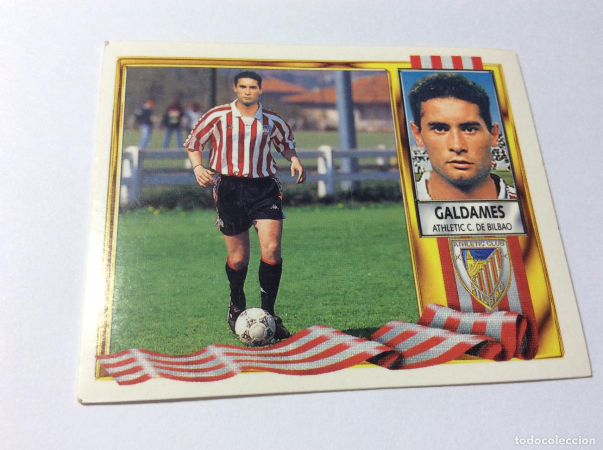 Cromos de F&uacute;tbol: Galdames Athletic Bilbao Este 95 96 1995 1996