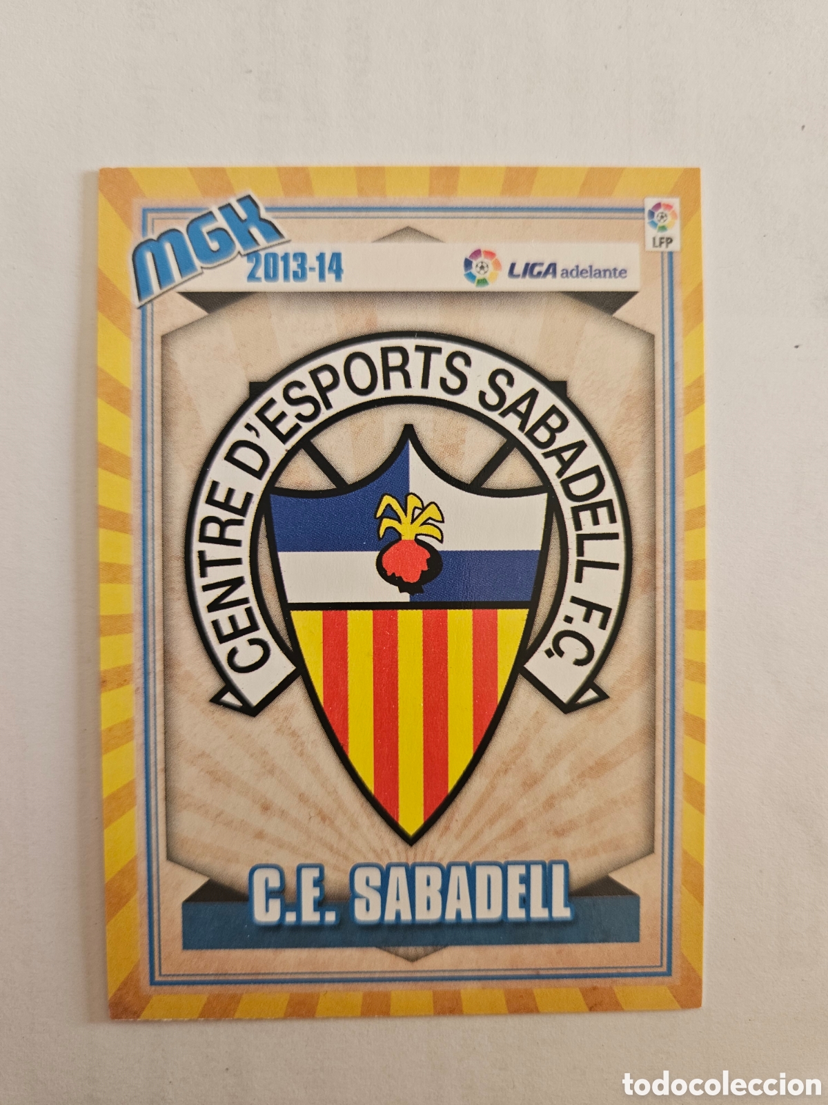 Cromos de F&uacute;tbol: MGK LIGA ADELANTE 430 ESCUDO SABADELL CROMOS ALBUM MEGACRACKS FUTBOL 2013 2014 13 14