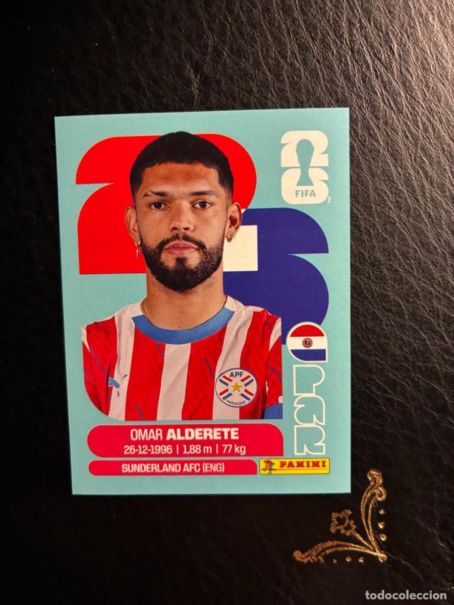 Cromos de Futebol: PAR 7 OMAR ALDERETE PAR7 PARAGUAY FIFA WORLD CUP MUNDIAL 2026 26 PANINI