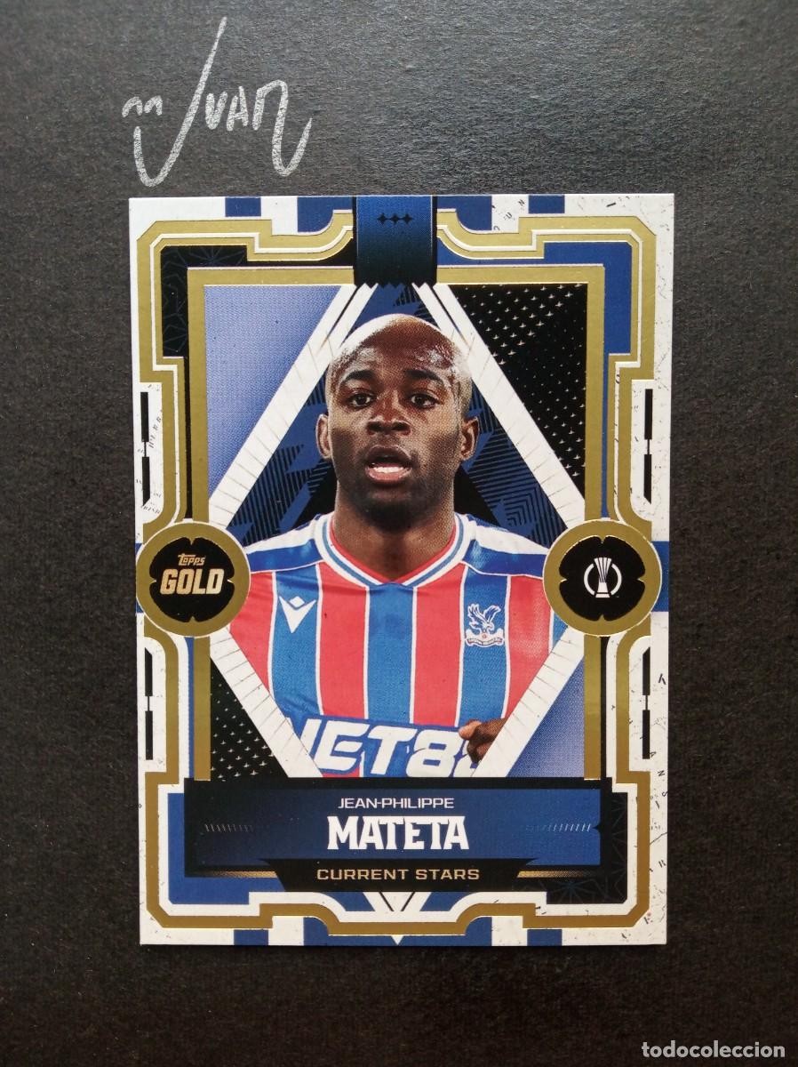 Cromos de f&uacute;tbol: CURRENT STARS MATETA CRYSTAL PALACE FRANCIA MUNDIAL 2026 ⚽ TOPPS &reg; GOLD UCC UEFA 2025 2026 25 26