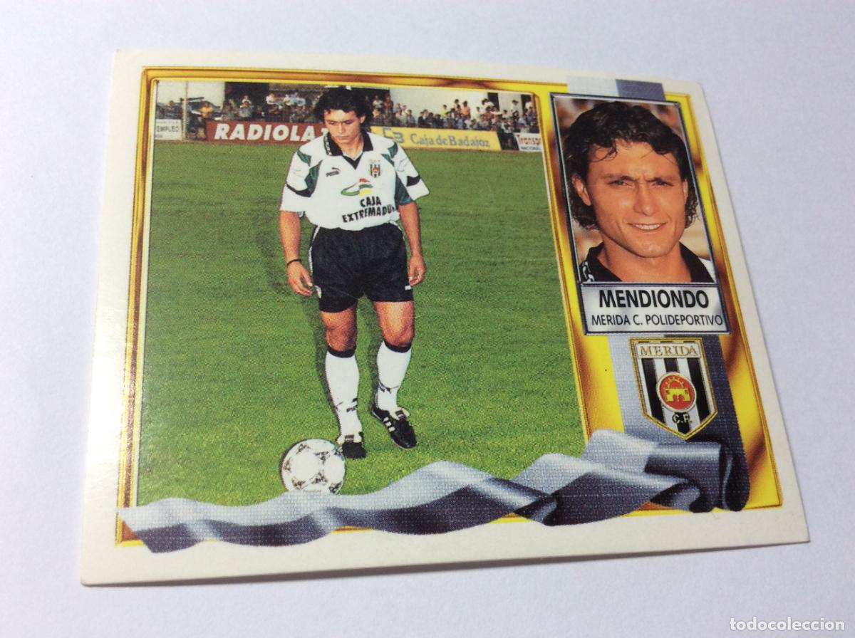 Cromos de f&uacute;tbol: Mendiondo M&eacute;rida CF Este 95 96 1995 1996