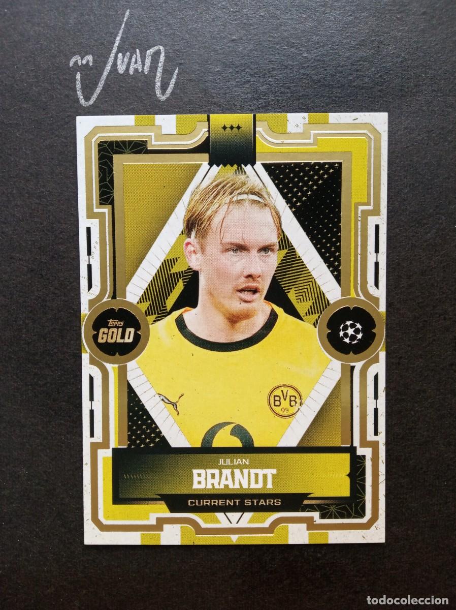 Figurine di Calcio: CURRENT STARS BRANDT BORUSSIA DORTMUND ALEMANIA MUNDIAL 2026 ⚽ TOPPS &reg; GOLD UCC UEFA 2025 2026 25 26