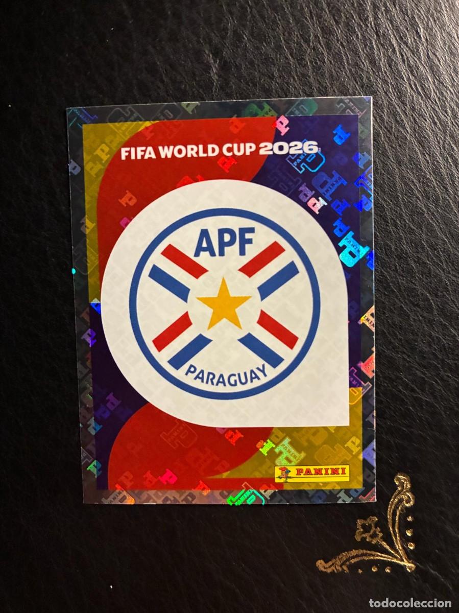 Figurine di Calcio: PAR 1 ESCUDO LOGO PAR1 PARAGUAY FIFA WORLD CUP MUNDIAL 2026 26 PANINI