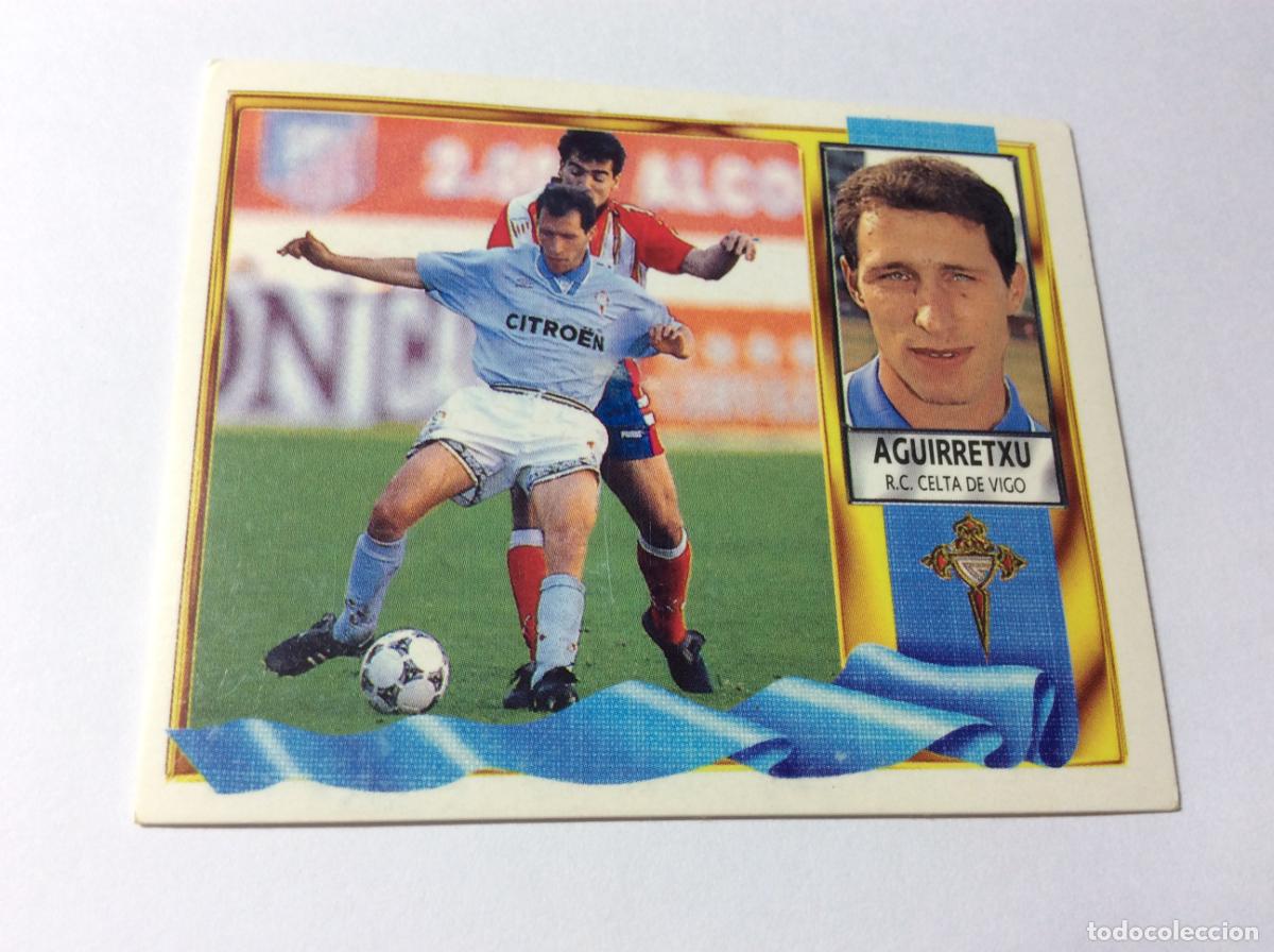 Cromos de Futebol: Aguirretxu Celta Vigo Este 95 96 1995 1996