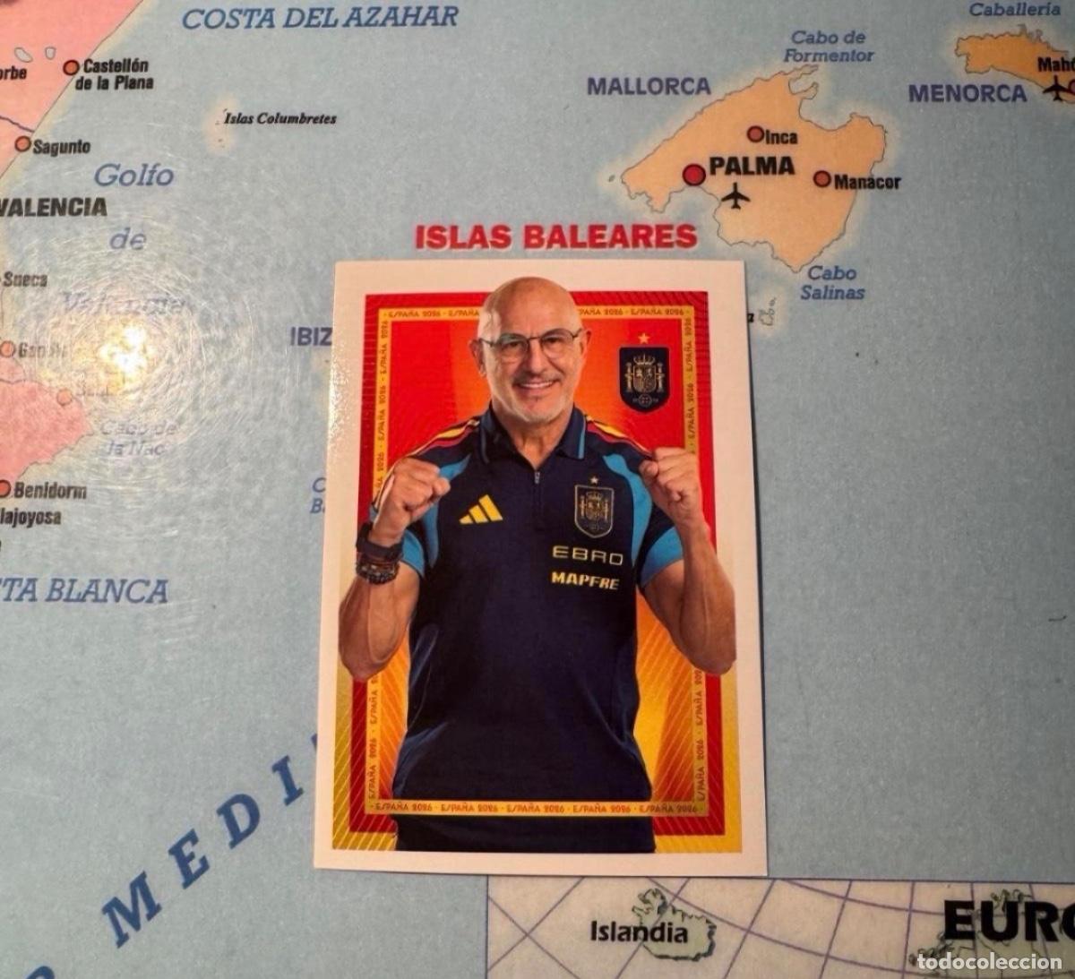 Cromos de Futebol: De la Fuente n&uacute;mero 7 de la selecci&oacute;n espa&ntilde;ola &ldquo;Espa&ntilde;a 2026&rdquo; del Carrefour 2026