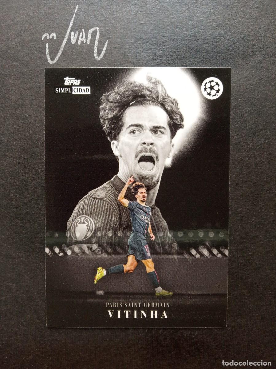 Cromos de F&uacute;tbol: EXALTACION VITINHA PARIS SAINT-GERMAIN PORTUGAL PSG ⚽ TOPPS &reg; SIMPLICIDAD CHAMPIONS 2025 2026 25 26