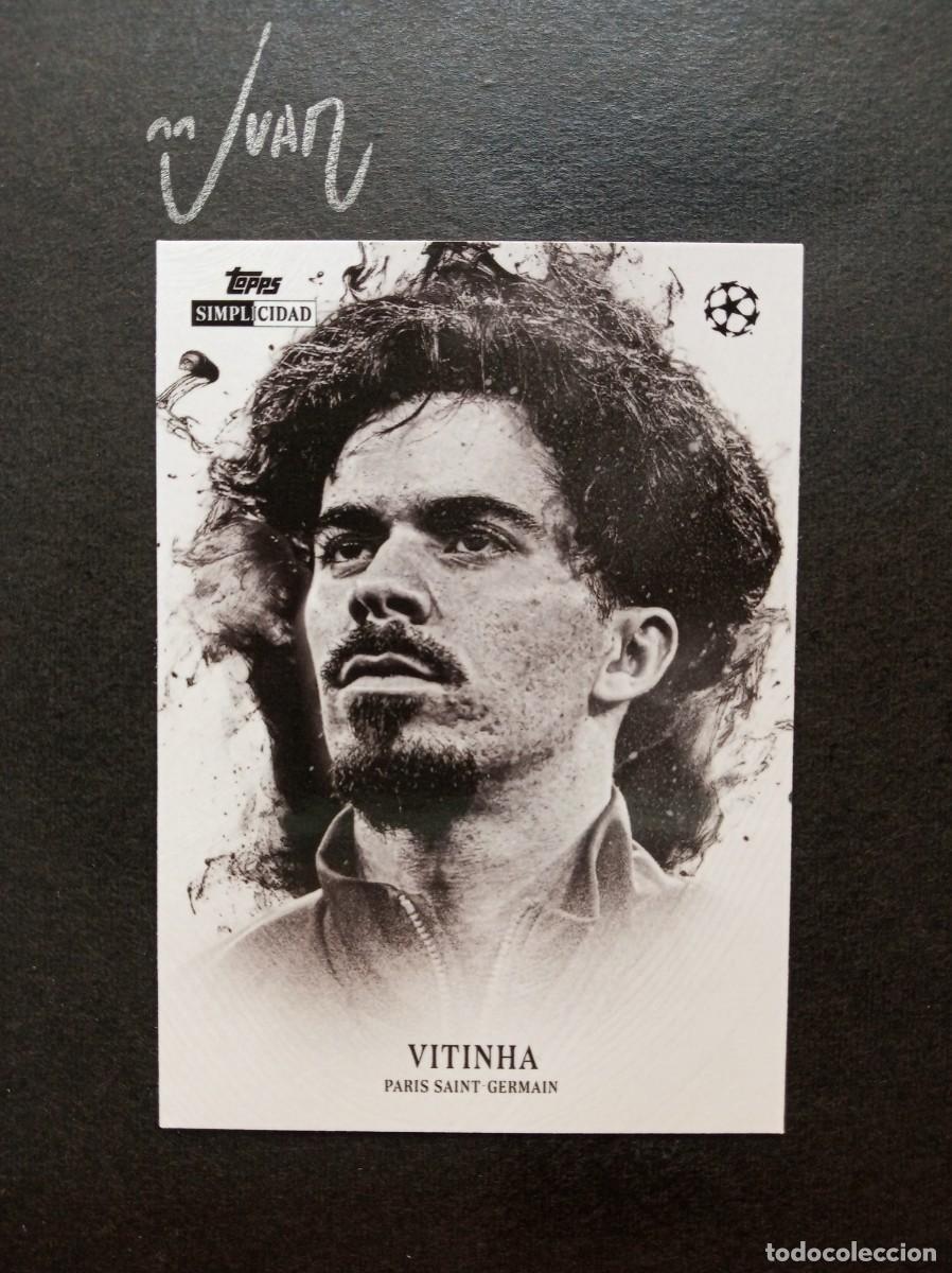 Cromos de F&uacute;tbol: RETRATO VITINHA PARIS SAINT-GERMAIN PORTUGAL PSG ⚽ TOPPS &reg; SIMPLICIDAD CHAMPIONS 2025 2026 25 26