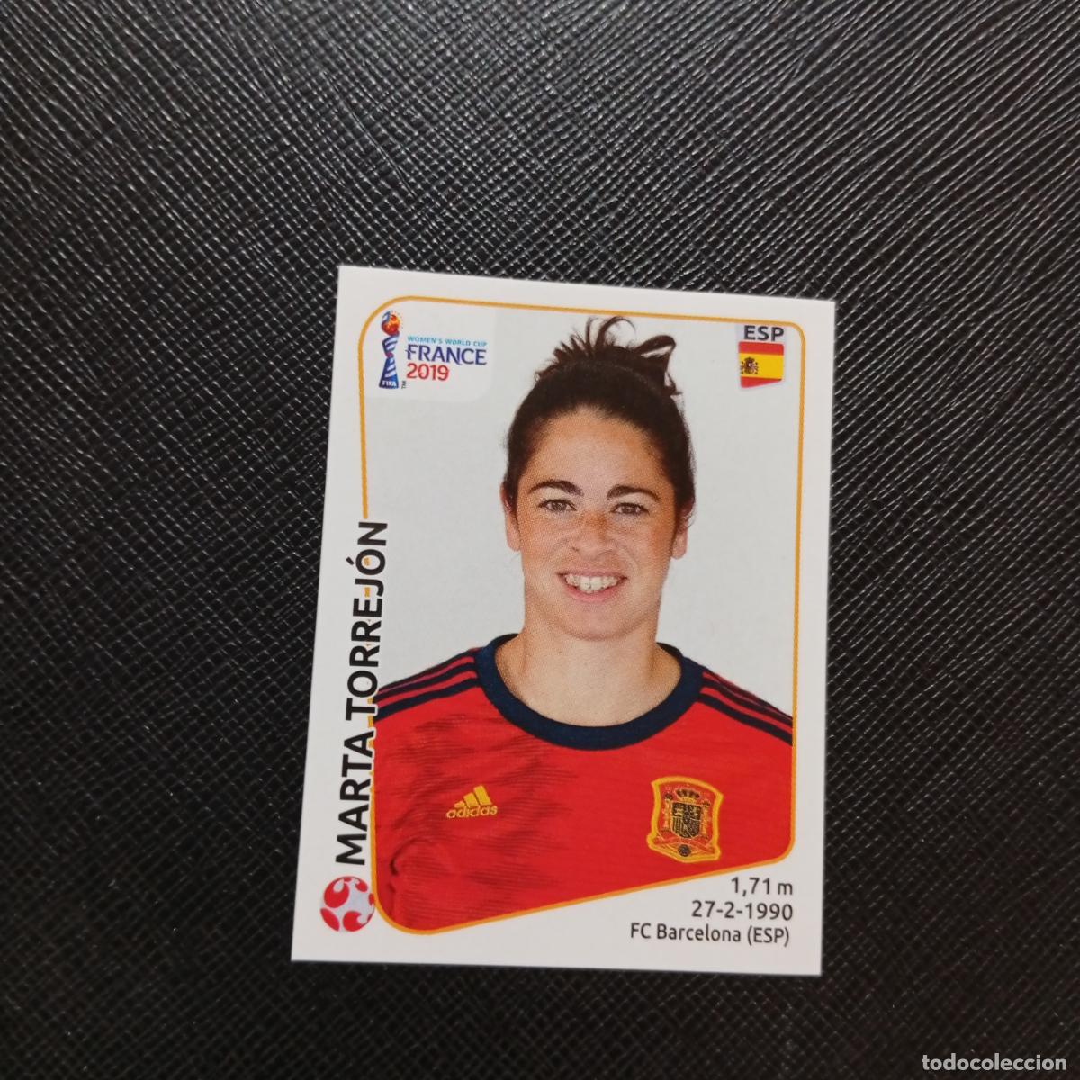 Cromos de F&uacute;tbol: 142 MARTA TORREJON ESPA&Ntilde;A PANINI FEMENINO WOMEN&acute;S MUNDIAL 2019 FRANCIA 19 - SIN PEGAR - A74 PG38