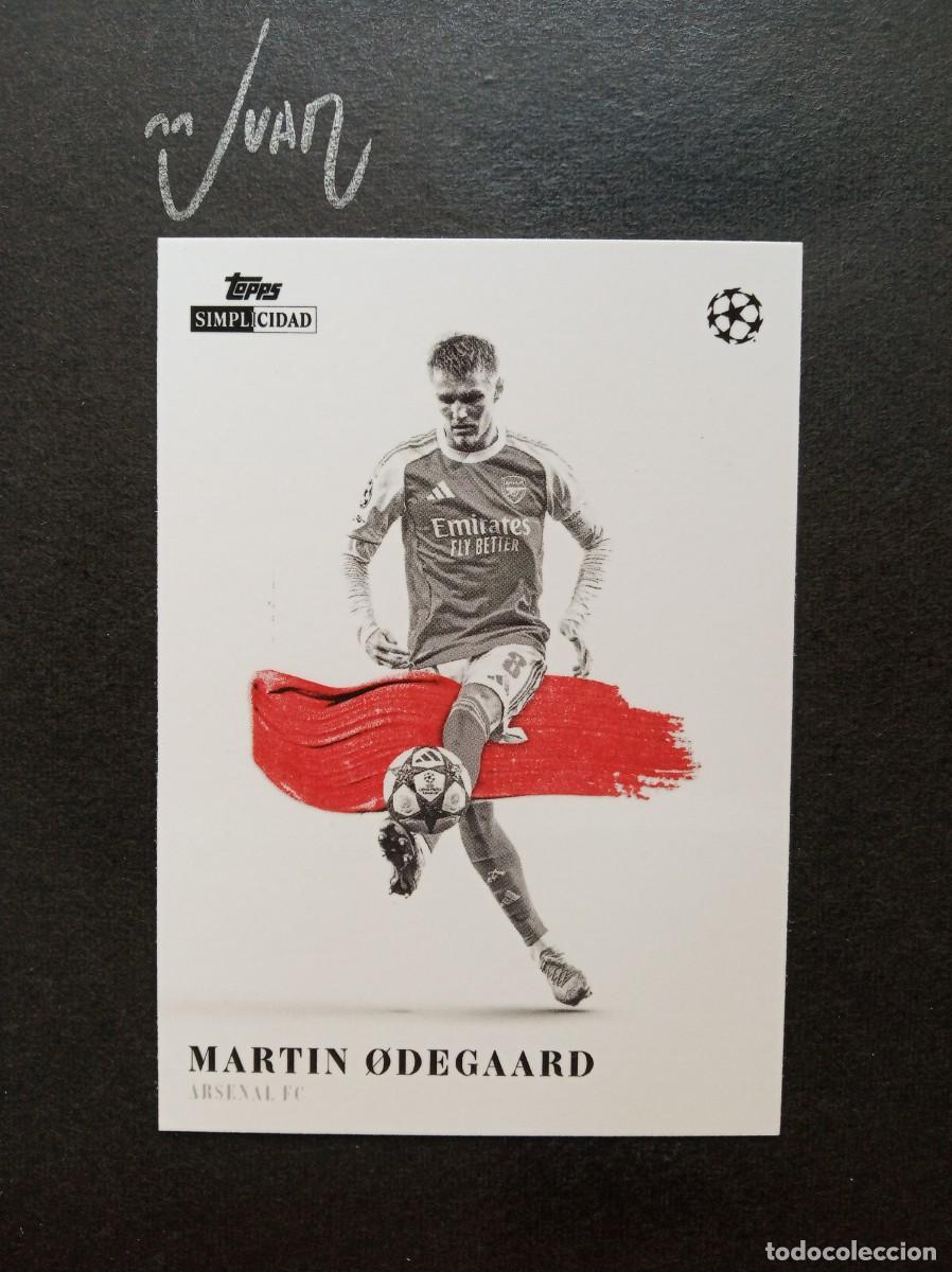 Cromos de F&uacute;tbol: ARTISTA ODEGAARD ARSENAL NORUEGA ⚽ TOPPS &reg; SIMPLICIDAD CHAMPIONS 2025 2026 25 26