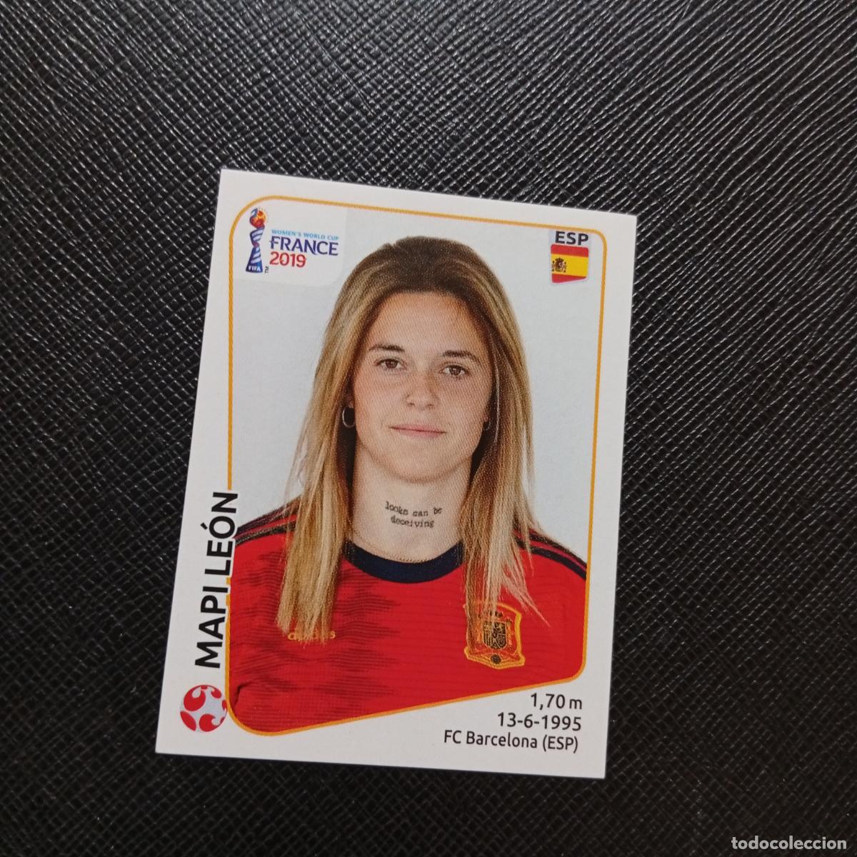 Cromos de F&uacute;tbol: 144 MAPI LEON ESPA&Ntilde;A PANINI FEMENINO WOMEN&acute;S MUNDIAL 2019 FRANCIA 19 - SIN PEGAR - A74 PG38