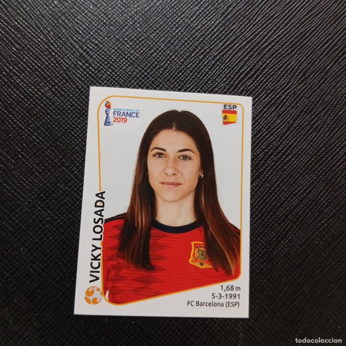 Cromos de F&uacute;tbol: 150 VICKY LOSASADA ESPA&Ntilde;A PANINI FEMENINO WOMEN&acute;S MUNDIAL 2019 FRANCIA 19 - SIN PEGAR - A74 PG38