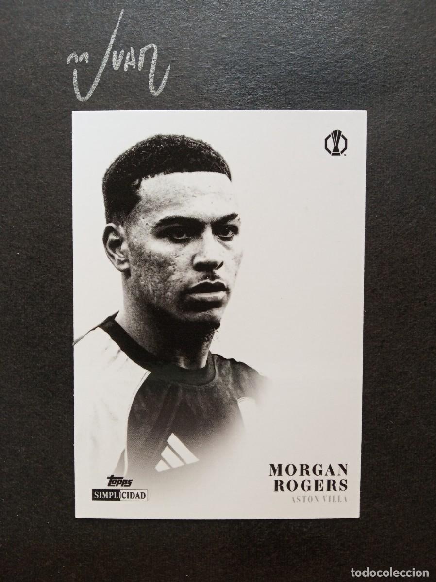 Cromos de F&uacute;tbol: STARS MORGAN ROGERS ASTON VILLA INGLATERRA MUNDIAL ⚽ TOPPS &reg; SIMPLICIDAD CHAMPIONS 2025 2026 25 26