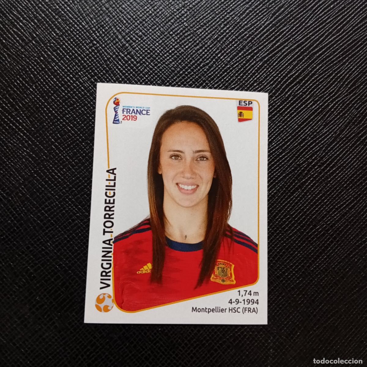 Cromos de F&uacute;tbol: 151 VIRGINIA TORRECILLA ESPA&Ntilde;A PANINI FEMENINO WOMEN&acute;S MUNDIAL 2019 FRANCIA 19 SIN PEGAR - A74 PG39