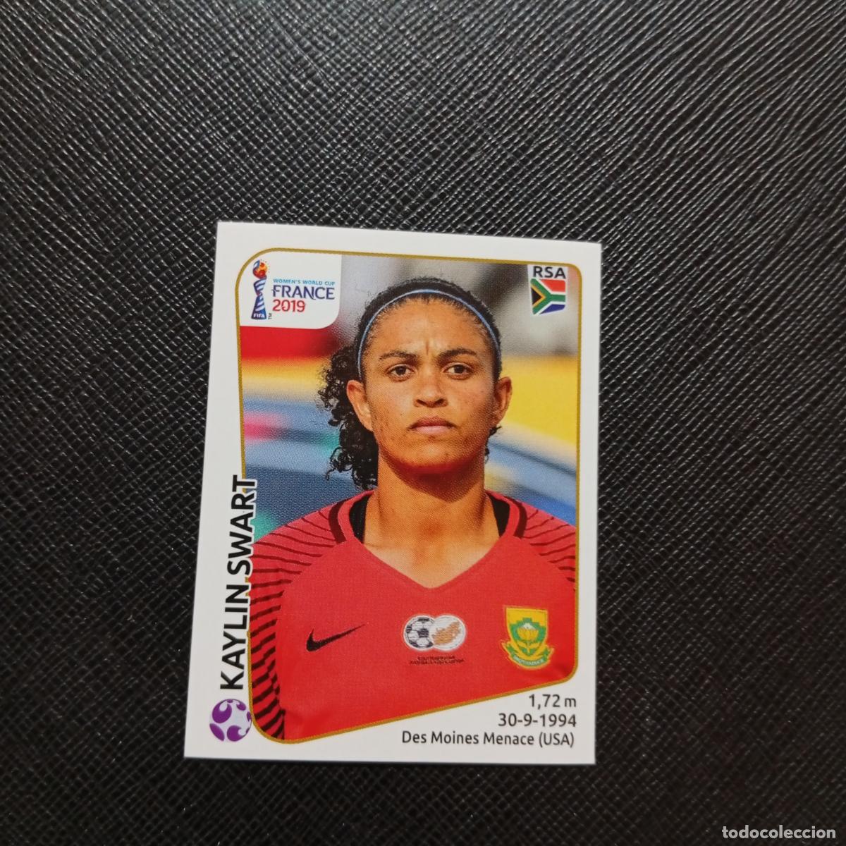 Cromos de F&uacute;tbol: 159 KAYLIN SWART SOUTH AFRICA PANINI FEMENINO WOMEN&acute;S MUNDIAL 2019 FRANCIA 19 - SIN PEGAR - A74 PG40