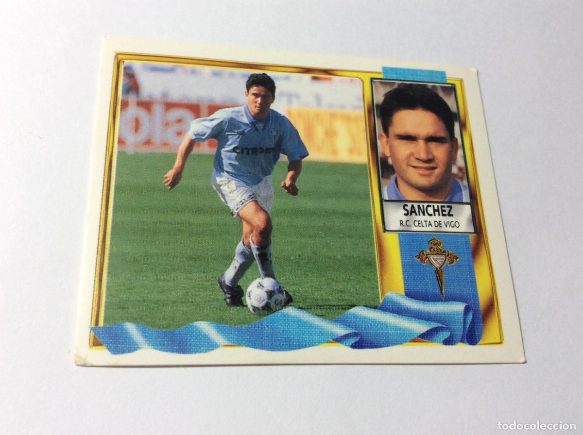Cromos de F&uacute;tbol: S&aacute;nchez Celta Vigo Este 95 96 1995 1996
