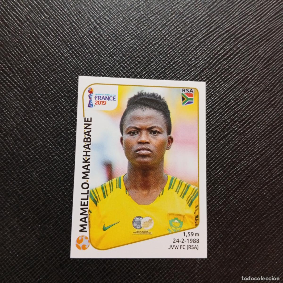 Cromos de F&uacute;tbol: 166 MAKHABANE SOUTH AFRICA PANINI FEMENINO WOMEN&acute;S MUNDIAL 2019 FRANCIA 19 - SIN PEGAR - A74 PG40