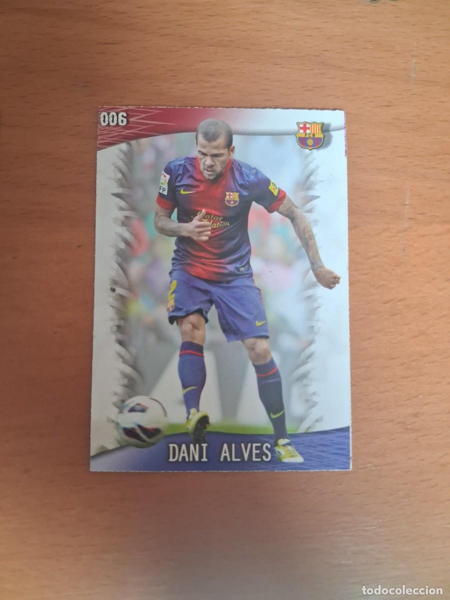 Cromos de F&uacute;tbol: Mundicromo Official Quiz Game Collection 2013 2014 FC Barcelona 6 Dani Alves