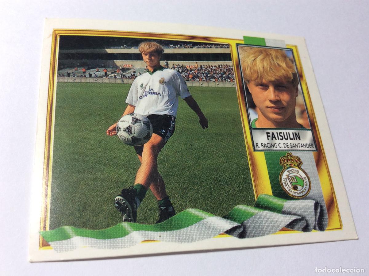 Cromos de F&uacute;tbol: Faisulin Racing Santander Este 95 96 1995 1996