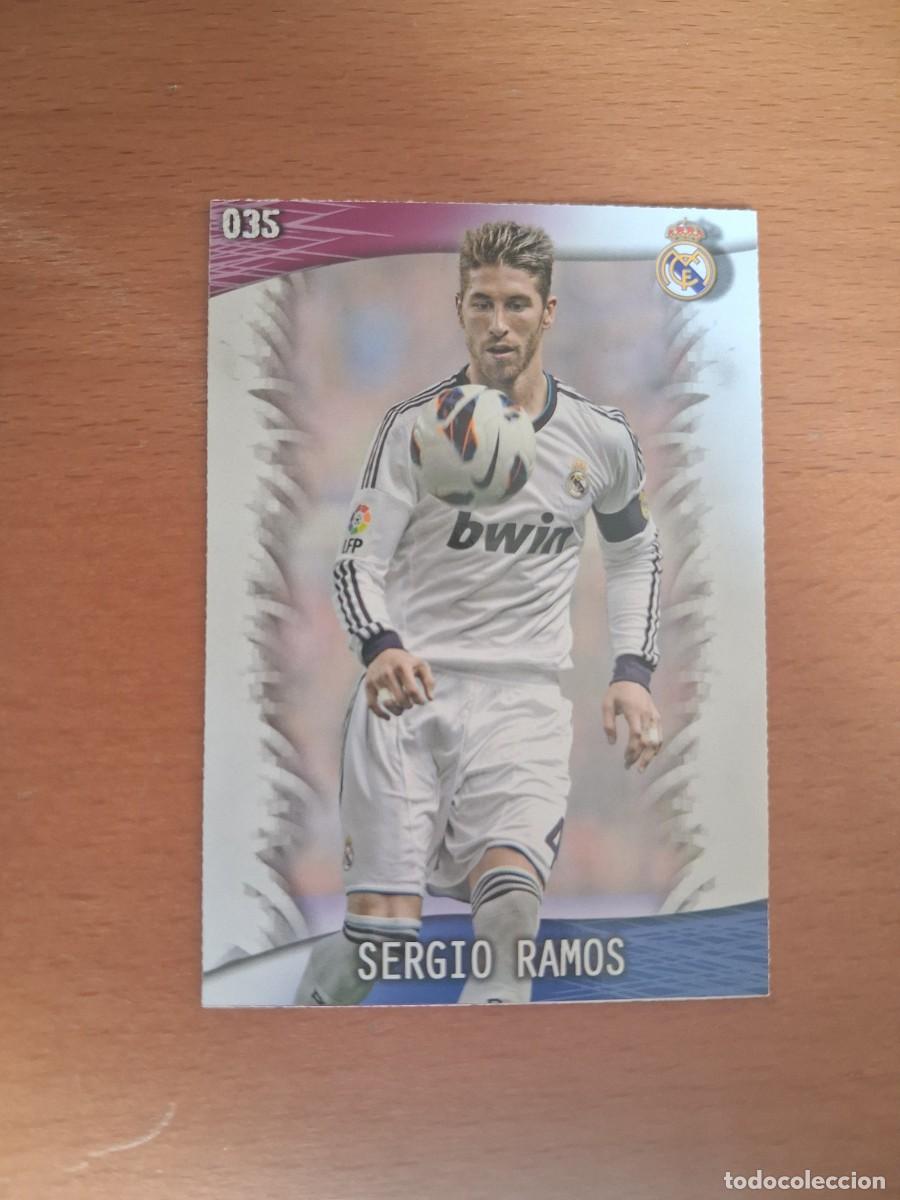 Cromos de F&uacute;tbol: Mundicromo Official Quiz Game Collection 2013 2014 Real Madrid 35 Sergio Ramos
