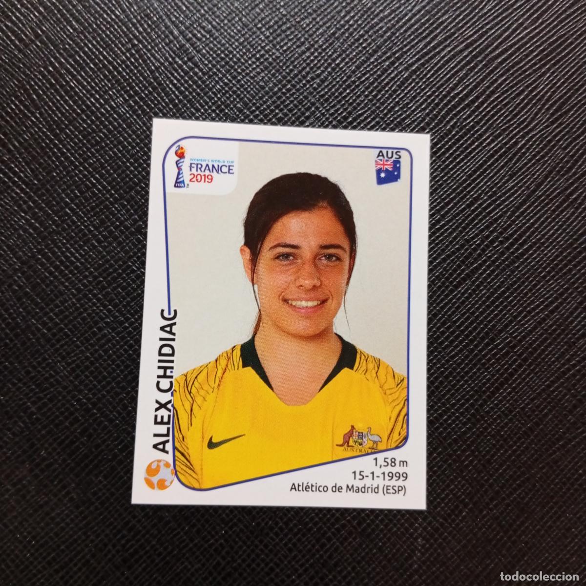 Cromos de F&uacute;tbol: 183 ALEX CHIDIAC AUSTRALIA PANINI FEMENINO WOMEN&acute;S MUNDIAL 2019 FRANCIA 19 - SIN PEGAR - A74 PG42