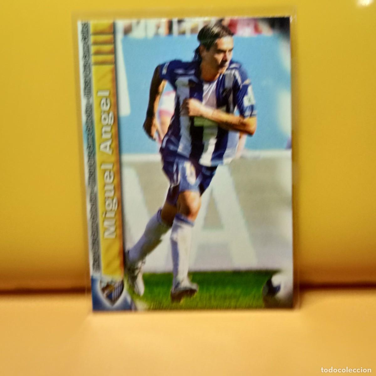 Cromos de F&uacute;tbol: MUNDICROMO 2009 2010 09 10 M&Aacute;LAGA C.F MIGUEL &Aacute;NGEL 201 (BAJA)