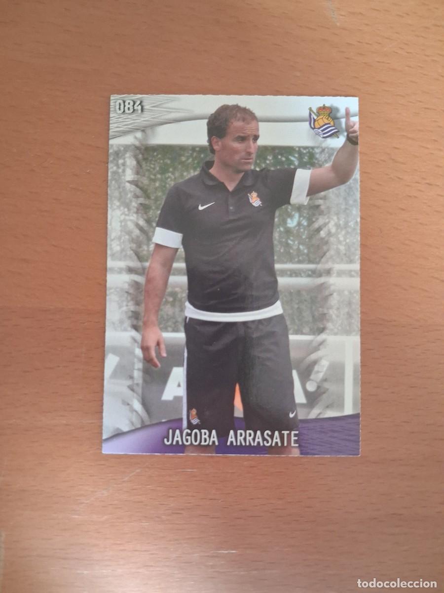 Cromos de f&uacute;tbol: Mundicromo Official Quiz Game Collection 2013 2014 Real Sociedad 84 Jagoba Arrasate