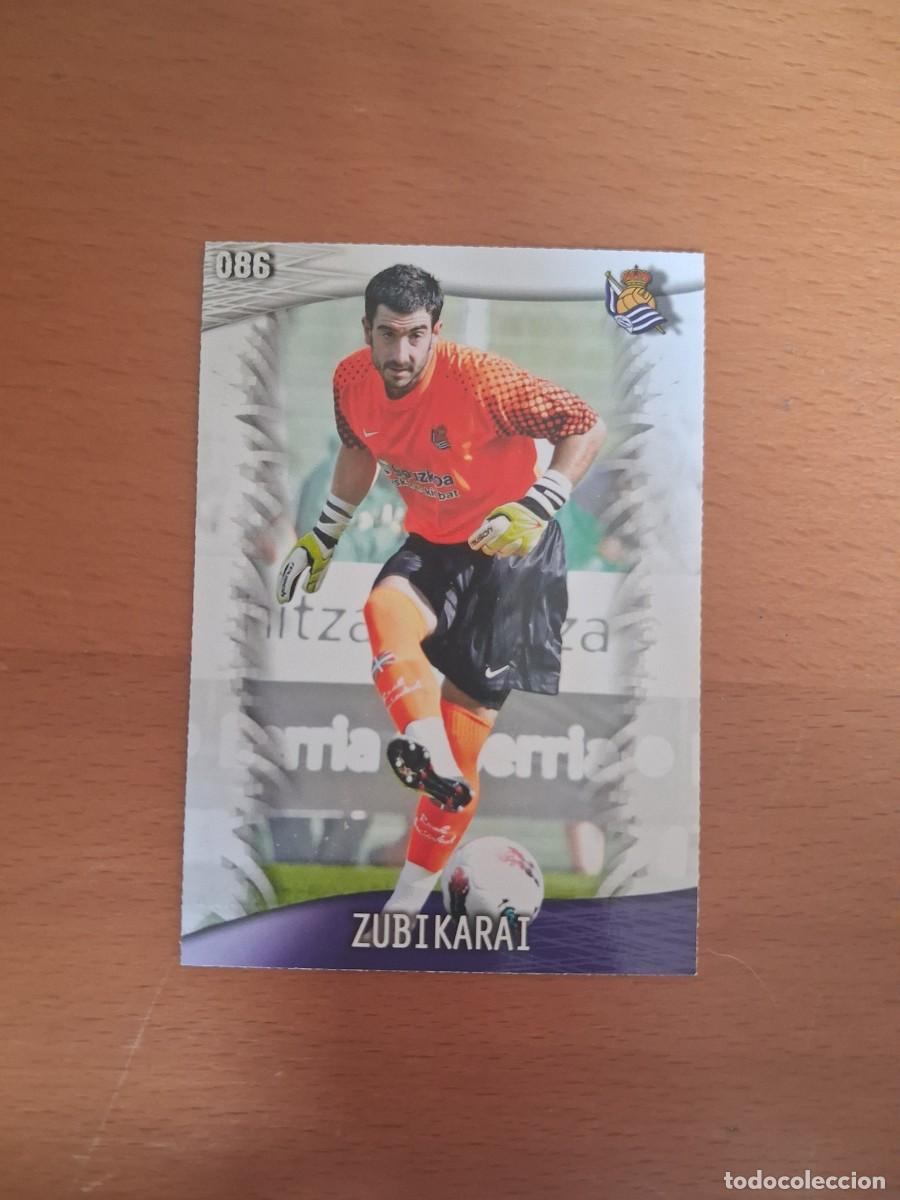Cromos de f&uacute;tbol: Mundicromo Official Quiz Game Collection 2013 2014 Real Sociedad 86 Zubikarai