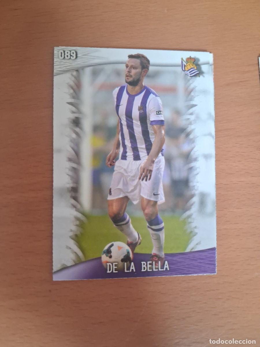 Cromos de f&uacute;tbol: Mundicromo Official Quiz Game Collection 2013 2014 Real Sociedad 89 De la Bella