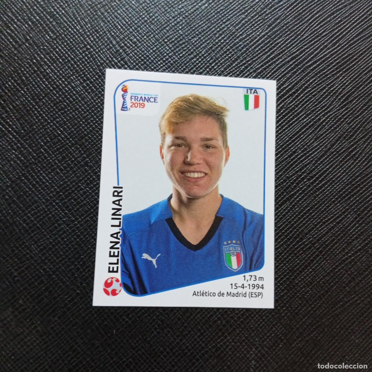 Fu&szlig;ball-Sticker: 199 ELENA LINARI ITALIA PANINI FEMENINO WOMEN&acute;S MUNDIAL 2019 FRANCIA 19 SIN PEGAR - A74 PG44