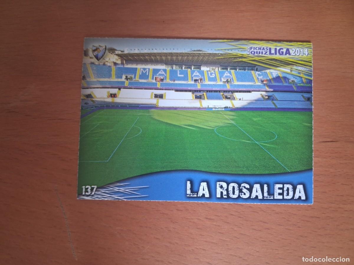 Fu&szlig;ball-Sticker: Mundicromo Official Quiz Game Collection 2013 2014 Malaga CF 137 La Rosaleda