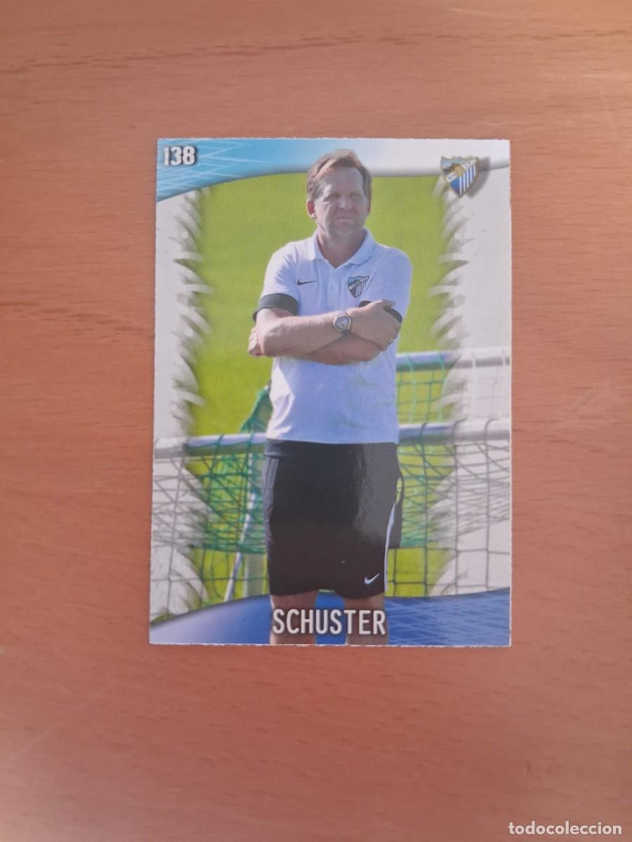 Fu&szlig;ball-Sticker: Mundicromo Official Quiz Game Collection 2013 2014 Malaga CF 138 Schuster