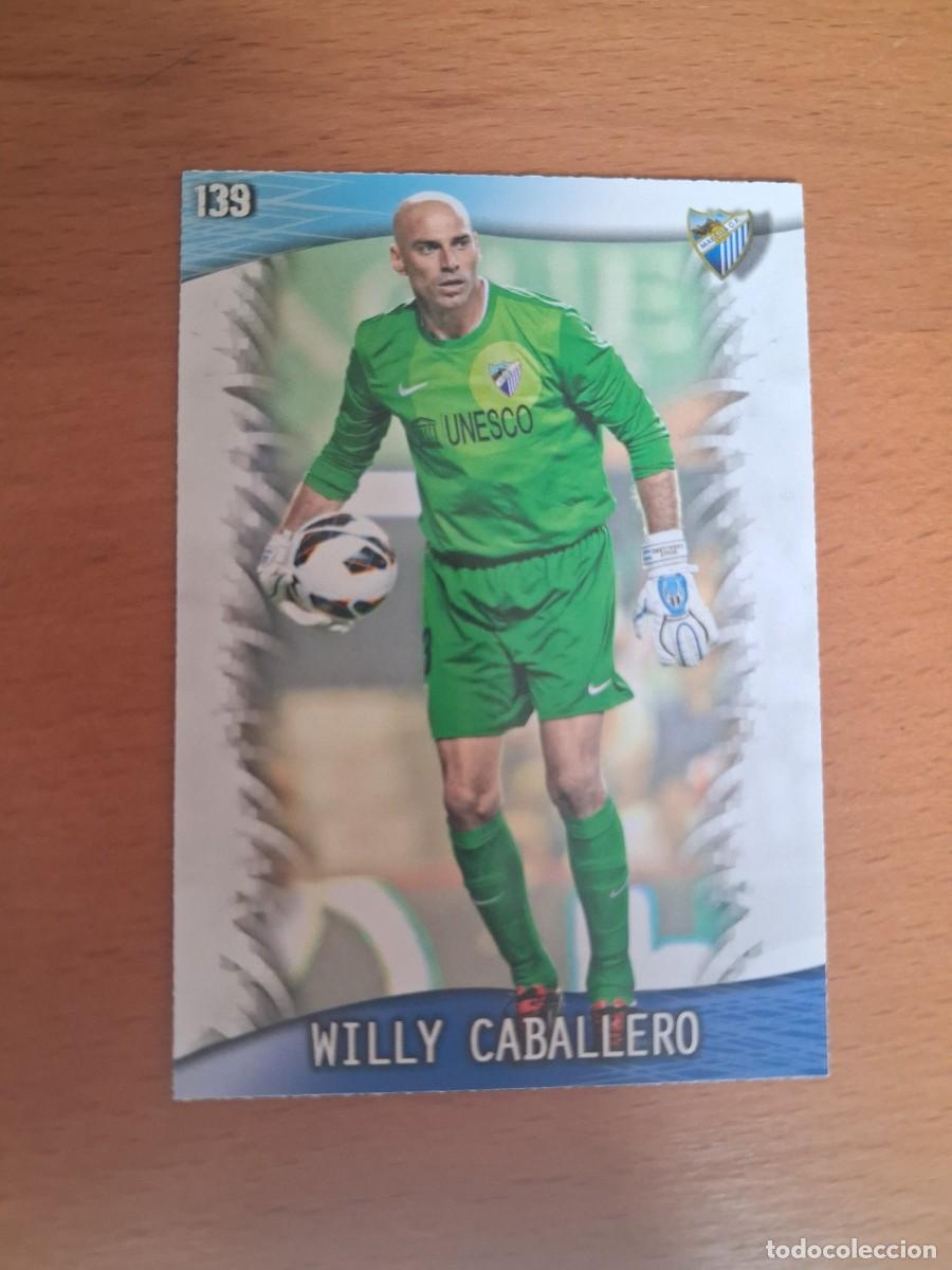 Fu&szlig;ball-Sticker: Mundicromo Official Quiz Game Collection 2013 2014 Malaga CF 139 Willy Caballero
