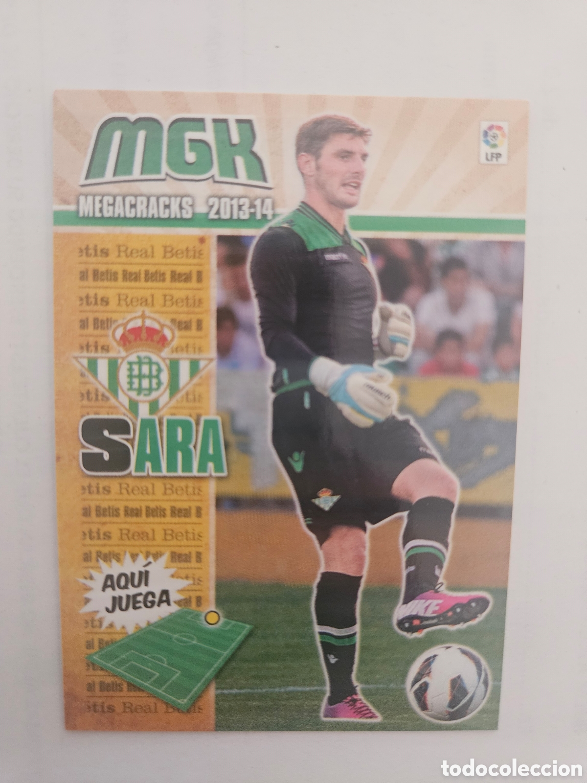 Fu&szlig;ball-Sticker: 74 BIS SARA (BETIS) - - MEGACRACKS 2013-2014 PANINI MGK 13-14 -
