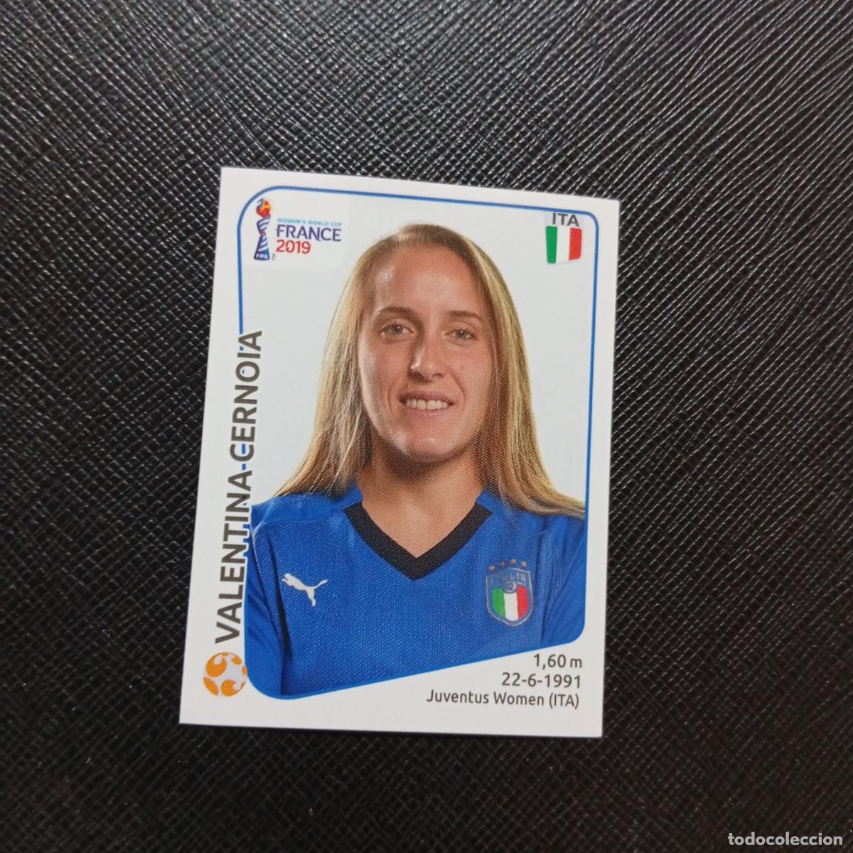 Fu&szlig;ball-Sticker: 208 VALENTINA CERNOIA ITALIA PANINI FEMENINO WOMEN&acute;S MUNDIAL 2019 FRANCIA 19 SIN PEGAR - A74 PG45