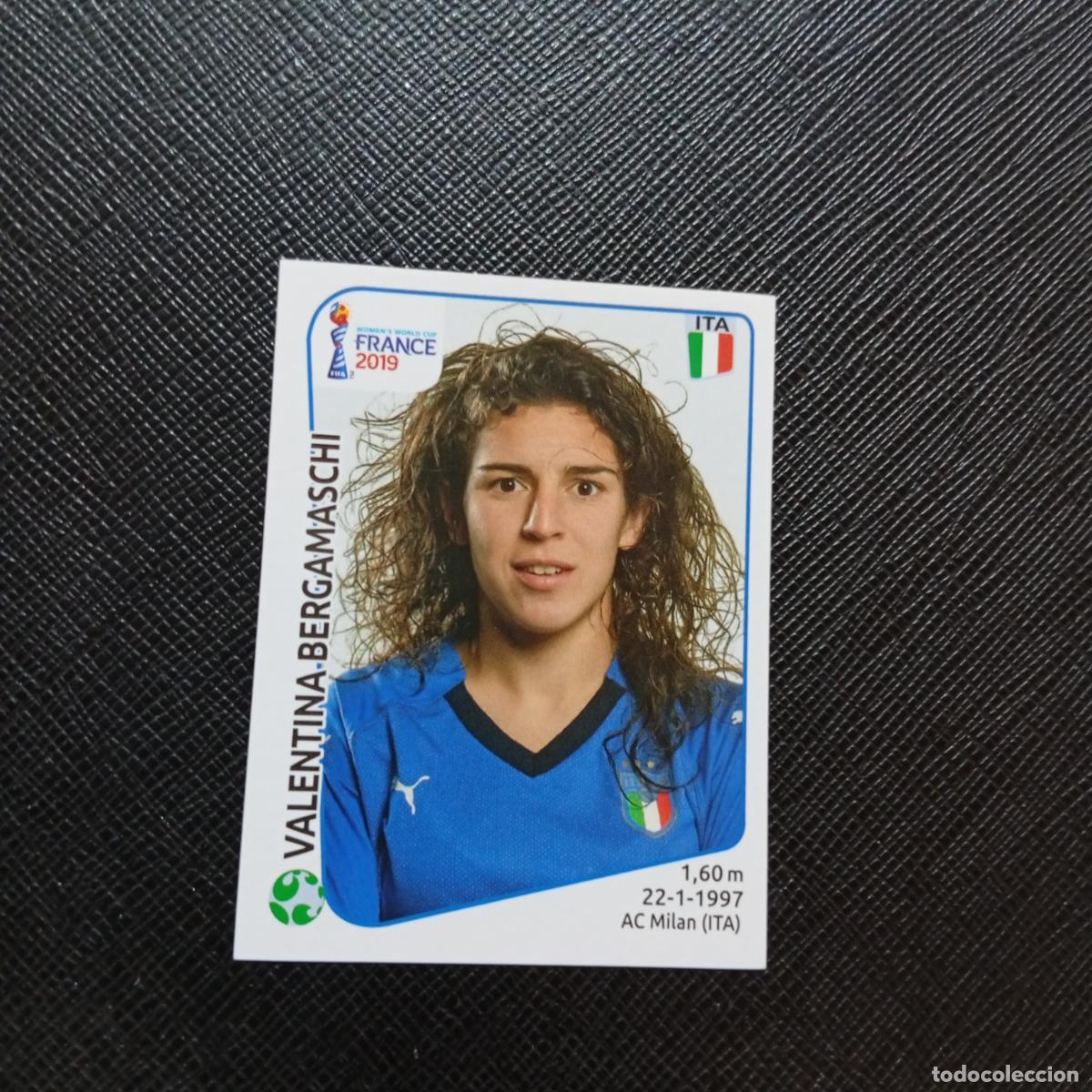 Fu&szlig;ball-Sticker: 209 BERGAMASCHI ITALIA PANINI FEMENINO WOMEN&acute;S MUNDIAL 2019 FRANCIA 19 SIN PEGAR - A74 PG45