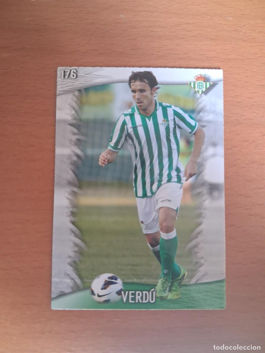 Cromos de Futebol: Mundicromo Official Quiz Game Collection 2013 2014 Real Betis 176 Verdu