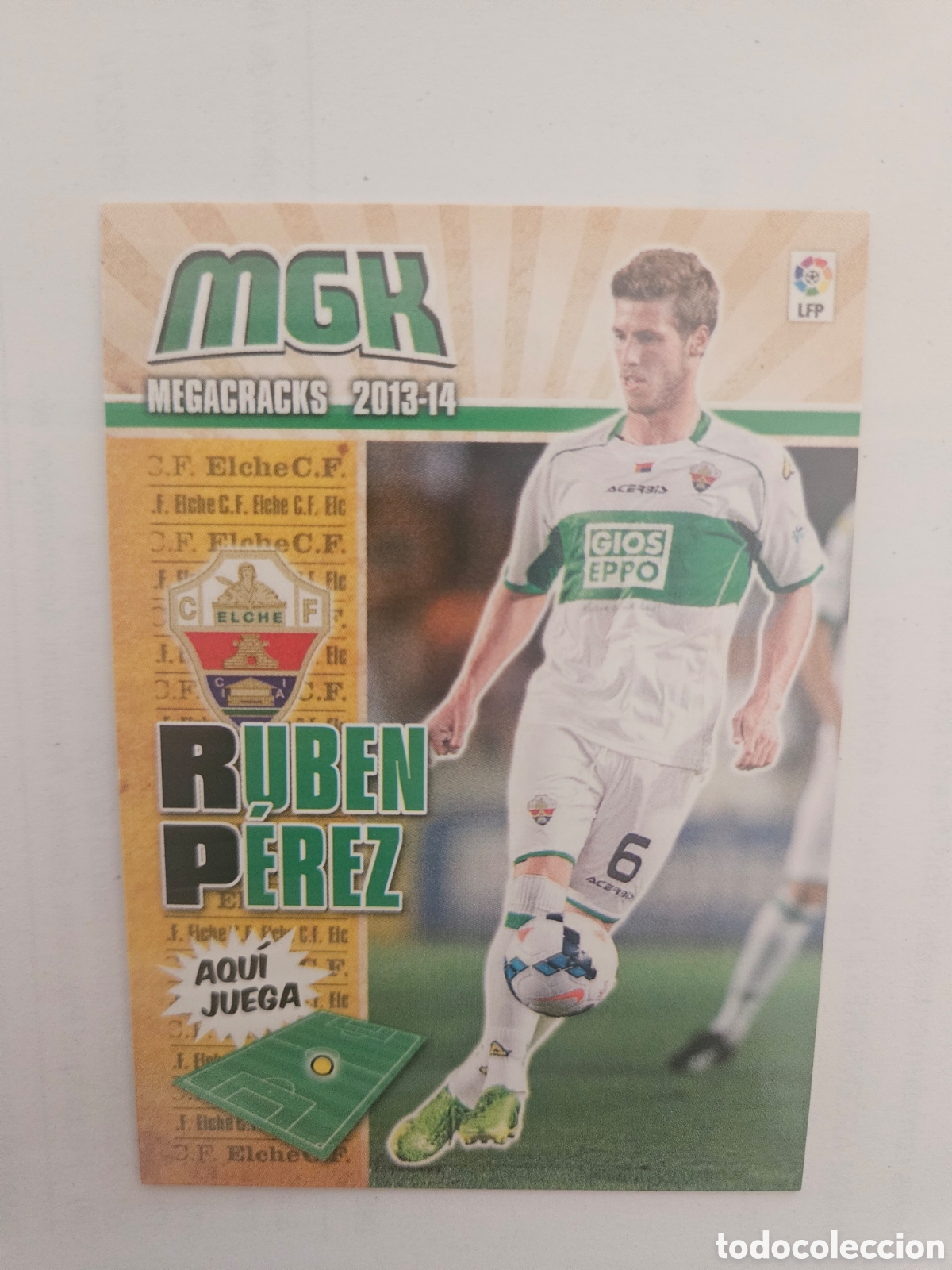Cromos de Futebol: 120 BIS RUBEN PEREZ (ELCHE) - - MEGACRACKS 2013-2014 PANINI MGK 13-14 -