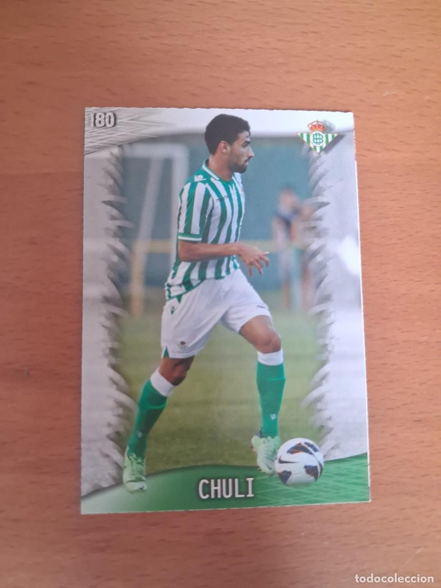 Cromos de Futebol: Mundicromo Official Quiz Game Collection 2013 2014 Real Betis 180 Chuli