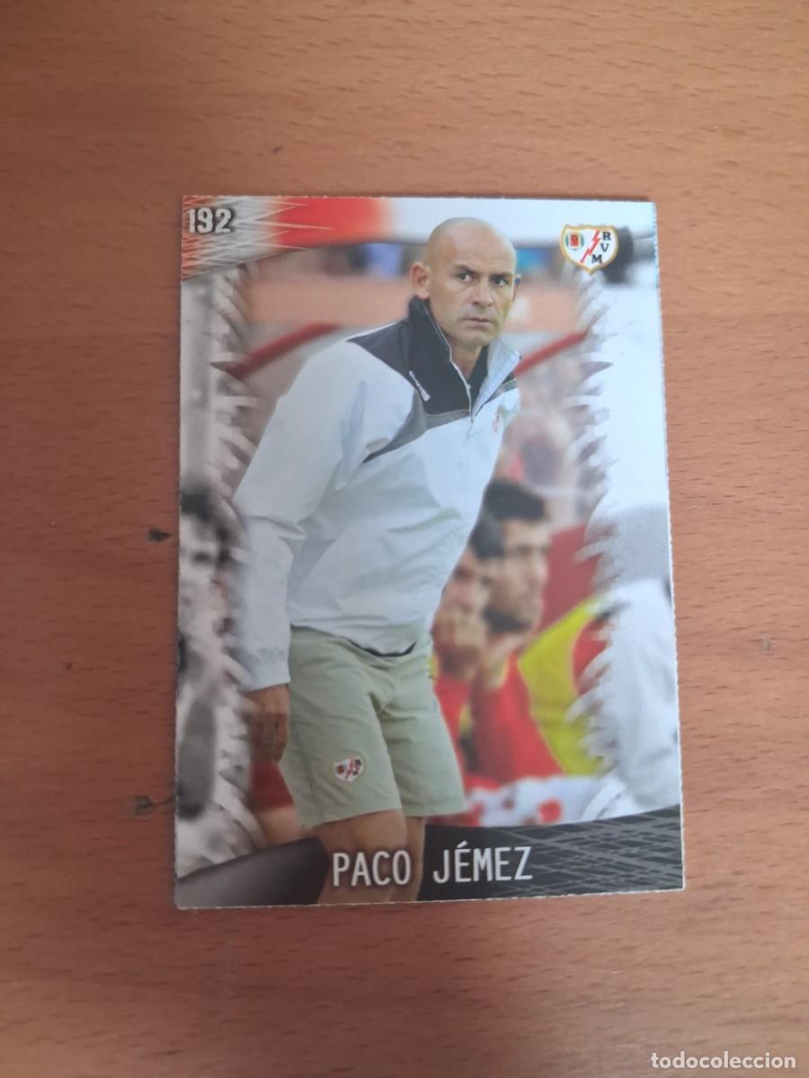 Cromos de Futebol: Mundicromo Official Quiz Game Collection 2013 2014 Rayo Vallecano 192 Paco Jemez