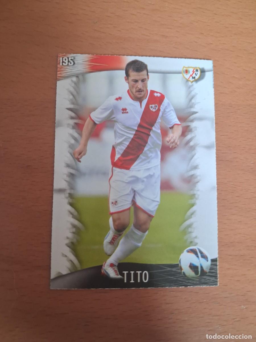Cromos de Futebol: Mundicromo Official Quiz Game Collection 2013 2014 Rayo Vallecano 195 Tito