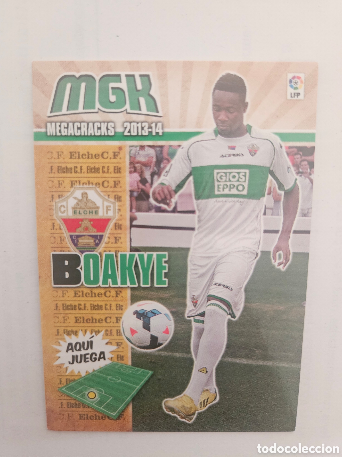 Cartes &agrave; collectionner de Football: 126 BIS BOAKYE (ELCHE) - - MEGACRACKS 2013-2014 PANINI MGK 13-14